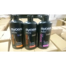 SYOSS Shampooing (4xColor Protect, 4xShine Boost, 4xRepair Therapyean) 500ml (DE/FR - 12 PCS)