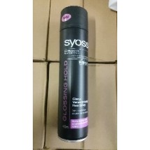 SYOSS Spray Cheveux Glossing Hold 24h Extra Strong&Shining 400ml (DE/FR - 6 PCS)