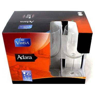 Verre à vin dégustation x6 Adara (Référence: adara53-Colisage: 12)