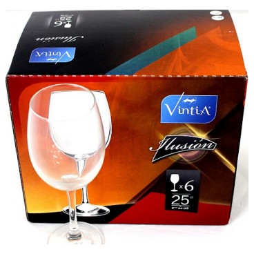 Verre à vin x6 Ilusion (Référence: ilusion25-Colisage: 12)