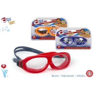 LUNETTES SPORTS NAUTIQUES:POLICARBONATE/ANTIBUÉE/SILICONE3/S ( 12 PIECES)