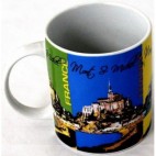 Mug souvenir Mont st Michel (Réf 1010 par lot de 24pcs)