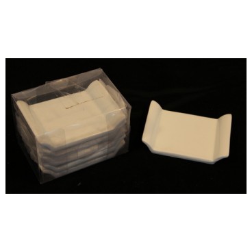 Lot de 6 mini verrines porcelaine (Réf 1042 par 24 lots de 6 pcs)