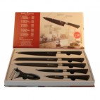 Set 7 couteaux + éplucheur (Réf 1073 par lot de 24 sets)