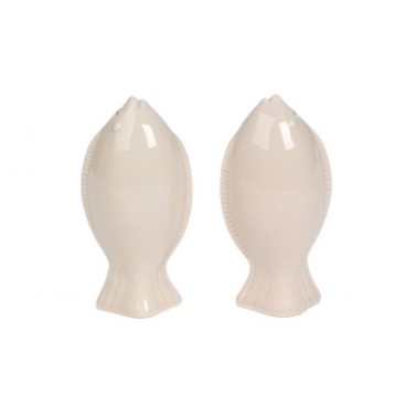 Poivrière + salière poisson (Réf 10434 par lot de 24 ens)