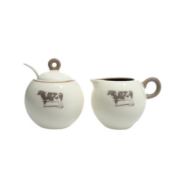 Pot à lait + sucrier (Réf 13639 par lot de 24 sets)