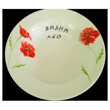 Assiette Sacha (Réf 3046 par lot de 24 pcs)