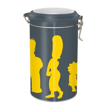 Boîte métal à café Simpsons (Réf 3065 par lot de 24 pcs)