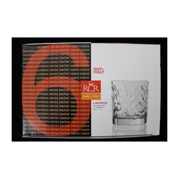 Verre whiski cristal*6 Laurus (Réf 3127 par lot de 12 sets)
