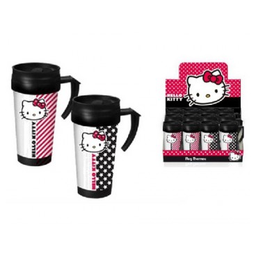 Mug thermos hello kitty (Réf 3134 par lot de 24 pcs)