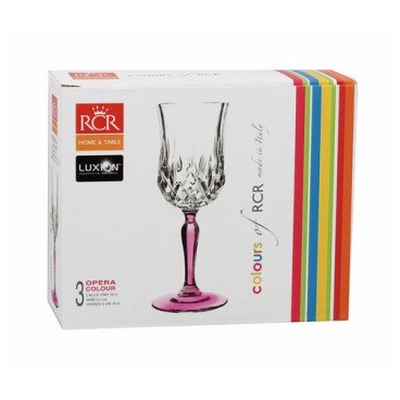 Verre à vin cristal*3 Longchamp (Réf 3137 par lot de 12 sets)