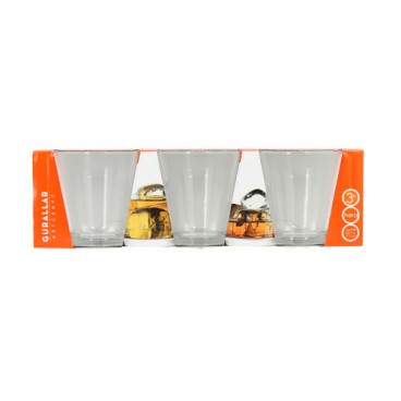 3 verres PM Hera (Réf 3141 par lot de 24 sets)