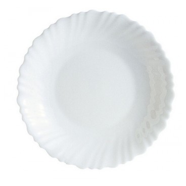 Assiette feston Luminarc 23cm (Réf 3150 par lot de 24 pcs)