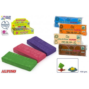 DP00918 - PÂTE À MODELER ALPINO 150 GRS - COULEURS ASS