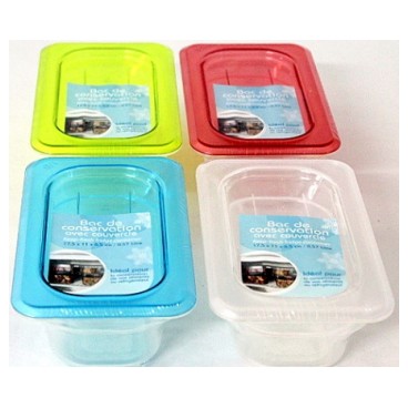 Bac frigo avec couvercle rectangle PM (Référence: KB5651-Colisage: 36)