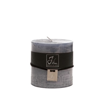 Bougie bleu pétrole 10*10cm (Réf 93264 par lot de 24 pcs)
