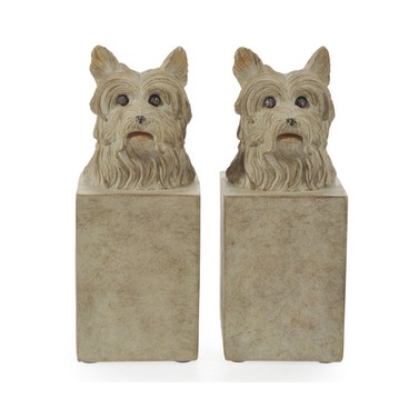 Set 2 serres livres chien (Réf 21095 par lot de 24 sets)