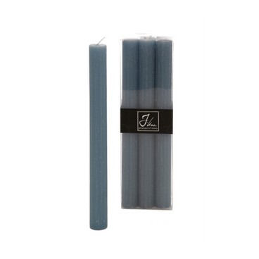 Boîte 6 bougies bleu pétrole (Réf 93269 par lot de 24 pcs)