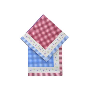 Pack 20 serviettes bleue 33*33 (Réf 23948 par 24 lots de 20 pcs)
