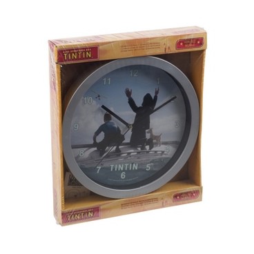 Horloge Tintin 26cm (Réf 1007 par lot de 24 pcs)