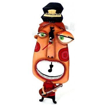 Horloge guitariste (Référence: P9092-Colisage: 12)