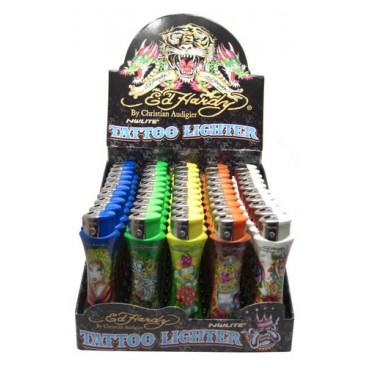 Briquet ED HARDY (Réf 1025 par 12 lots de 50 pcs)