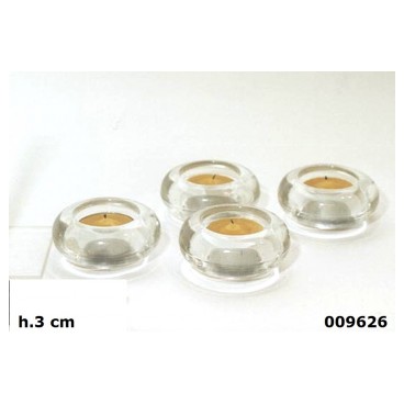 Lumignon transparent 7cm (Réf 1032 par lot de 24 pcs)