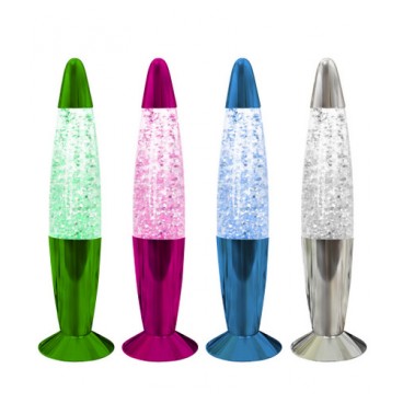 Lampe lave paillettes 34 cm (Réf 1104 par lot de 24 pcs)