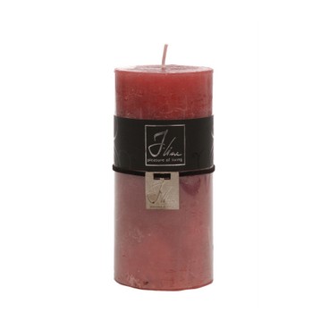 Bougie grande framboise (Réf 93494 par lot de 24 pcs)