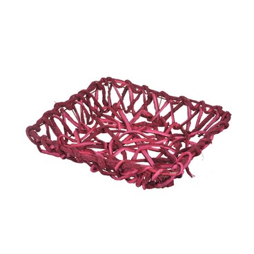 Coupe carré rotin 35 cm (Réf 20785 par lot de 24 pcs)