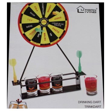 Jeu à boire fléchettes (Réf 1229 par lot de 24 sets)