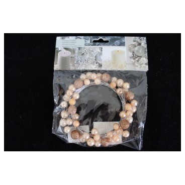 Anneau bougie noel (Réf 915494 par lot de 24 pcs)