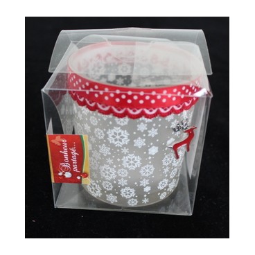 Photophore flocons (Réf 106062 par lot de 24 pcs)