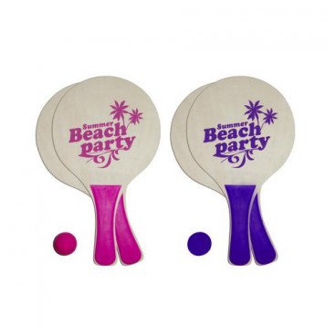 Raquette Beach Ball PM (Réf EA2253 par lot de 24 sets)