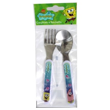 Couverts Bob l'éponge (Réf 1281 par lot de 24 sets)