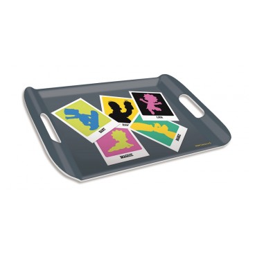 Plateau mélamine Simpsons (Réf 3063 par lot de 24 pcs)