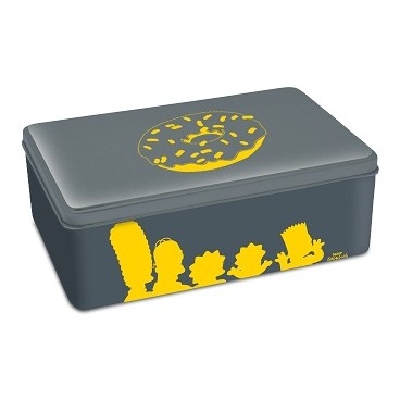 Boîte métal à sucre Simpsons (Réf 3064 par lot de 24 pcs)