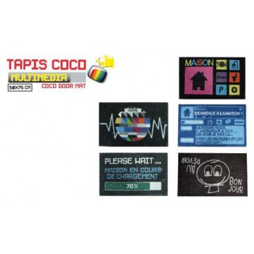 Tapis coco 50*75cm (Réf TA3423 par lot de 24 pcs)