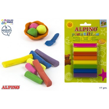 DP000051 - BLISTER 6+2 ROULEAUX DE PÂTE À MODELER ALPIN 17GR