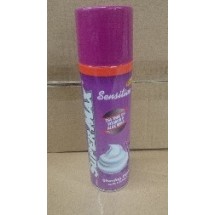 Mousse à raser SuperMax 200ml Sensitive (EU-24PCS)