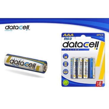 BLISTER 4 PILES R3/AAA -1.5 V - DATACELL ( 48 PIECES)