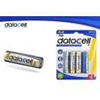 BLISTER 4 PILES R6/AA-1.5V - DATACELL ( 48 PIECES)