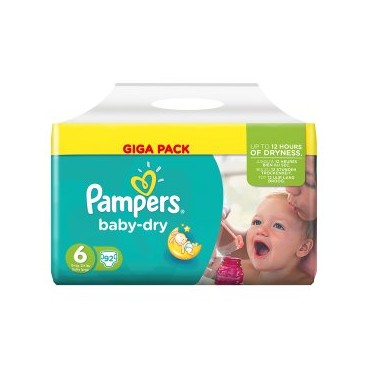 PAMPERS GIGA BABY DRY T6