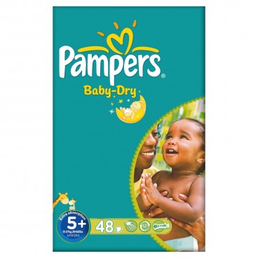 Pampers Baby Dry Junior + 48's