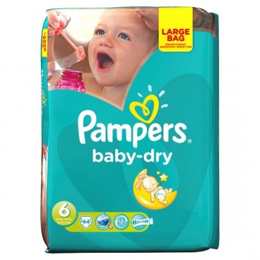 Pampers Baby Dry Extra Large 44's