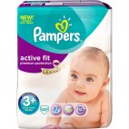 Pampers Active Fit EssPk Size3+ 40s