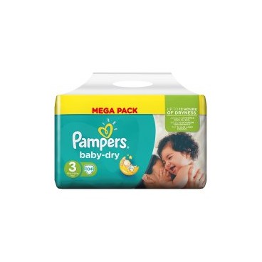 Pampers Baby Dry Mega Pack Sz 3