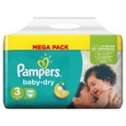 Pampers Baby Dry Mega Pack Sz 3