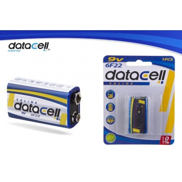 BLISTER 1 PILE 6F22/9V - DATACELL ( 48 PIECES)