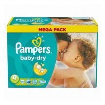 Pampers Baby Dry Mega Pack Maxi 86's